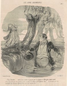 Hej Dorothée... Här har jag blivit ledd... av Honoré Daumier