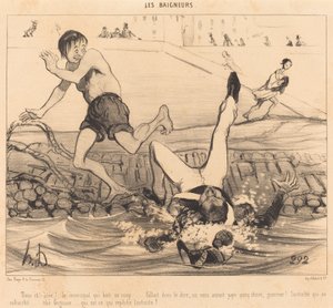 Här är din idé! Kommunen som dricker en shot... av Honoré Daumier