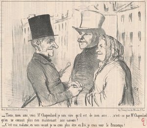 Här, min vän, här är Mr Chapoulard... av Honoré Daumier