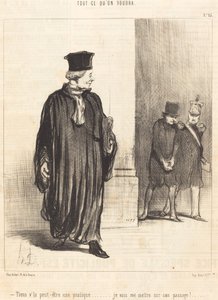 Här kanske en övning av Honoré Daumier