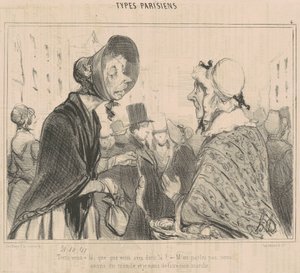 Varsågod, vad har du? av Honoré Daumier