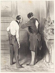 Din klänning passar mig, jag lånar den... av Honoré Daumier