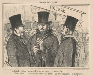 Alla företagare älskar det... av Honoré Daumier