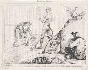 Politiska fällor av Honoré Daumier