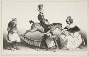 Mycket höga och mycket kraftfulla legitima senap och senap av Honoré Daumier