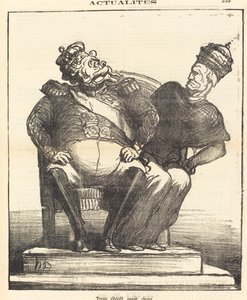För smal för två av Honoré Daumier