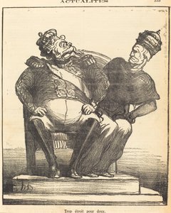 För smal för två av Honoré Daumier