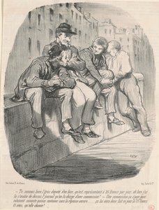 Du känner väl den feta riksdagsmannen mittemot... av Honoré Daumier