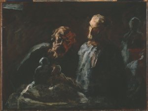 Två skulptörer av Honoré Daumier