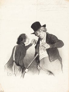 En start på jakten av Honoré Daumier