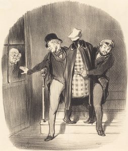 Ett smygdrag av Honoré Daumier