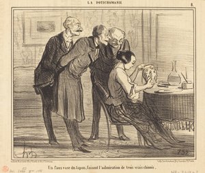 En falsk vas från Japan gör... av Honoré Daumier
