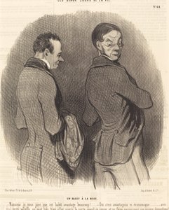 En moderiktig outfit av Honoré Daumier