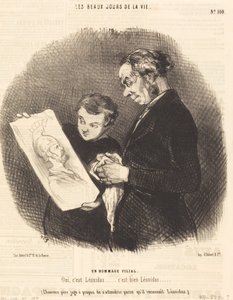 En vördnadsfull hyllning av Honoré Daumier