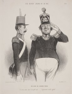 En dag av storslagen klädsel av Honoré Daumier