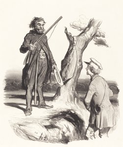 En stackars pappa som... av Honoré Daumier