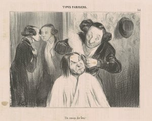 Ett skott! av Honoré Daumier