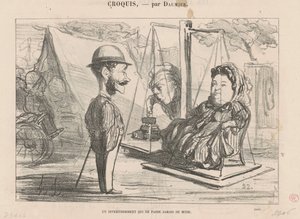 Underhållning som ... på modet av Honoré Daumier
