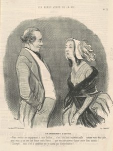 Ett konstnärsengagemang av Honoré Daumier
