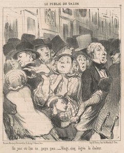 En dag då vi inte betalar av Honoré Daumier