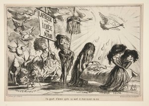 En fjärdedel av av Honoré Daumier