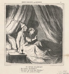 Ett plötsligt uppvaknande av Honoré Daumier