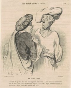 En sed från Indien av Honoré Daumier