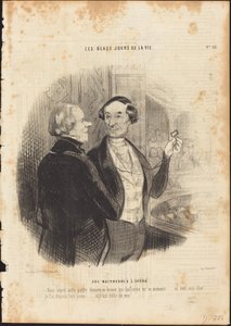 En älskarinna på operan av Honoré Daumier