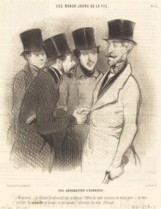 En hedersersättning av Honoré Daumier