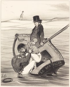 En revolt ombord av Honoré Daumier