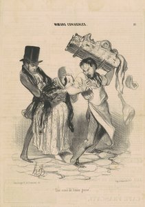 En önskan om en tjock kvinna av Honoré Daumier