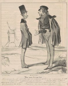 En slumrande guldgruva av Honoré Daumier