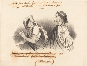 Gå och gör... beundra din vrede... av Honoré Daumier