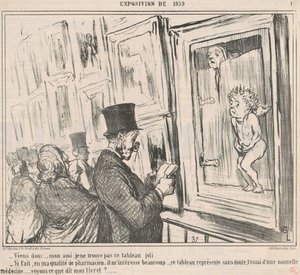 Kom igen då..., min vän, jag kan inte hitta... av Honoré Daumier
