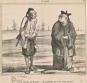 Här kommer fransmännen! ... jag dotter ... av Honoré Daumier