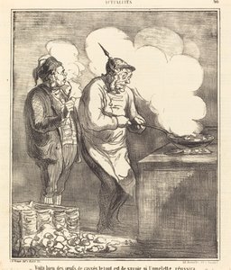 Här är några trasiga ägg... av Honoré Daumier