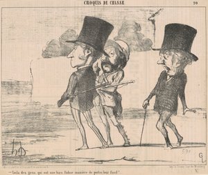 Tja, folk har ett...fan sätt... av Honoré Daumier