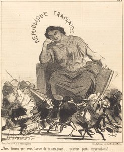 Så småningom kommer du att tröttna på att attackera mig... av Honoré Daumier