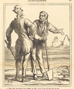 Du behöver inte påminna mig om hans titlar... av Honoré Daumier
