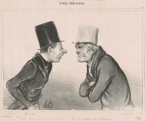 Du resonerar som en käpp! av Honoré Daumier
