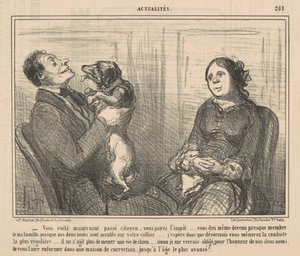 Här är du nu medborgarpass av Honoré Daumier