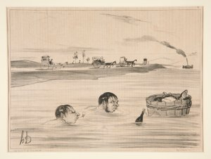 Resa till St. Cloud av Honoré Daumier