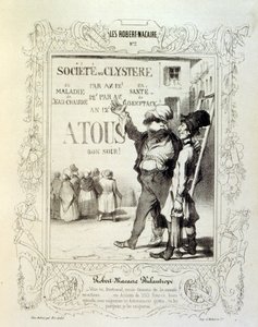 illustrationer om idéer och legender Philipon under titeln Les Cent och Robert Macaire av Honoré Daumier