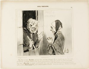 "- Herregud! Madame Bombec, vad har hänt med dig - Nämn det inte, min kära, det är hemskt. Världen går från dåligt till värre, jag skulle hellre vara vaktmästare i den botaniska trädgården! Du vet den där Bézuchet från femte våningen, han som alltid insist