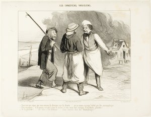 "- Ja, tänk det! Jag trodde att vi just hade upptäckt en öde ö eller åtminstone ett land bebott av kannibaler. - Nej, Sir.... och beviset är att jag, om du vill, kommer att få dig att äta en utmärkt frikassé av vilt i en vitvinssås. -
