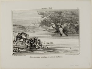 Vattenglädje lånad från de gamla grekerna, plansch 20 från Croquis D