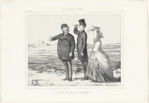 Vid Varenne, Saint-Maur. "Där! Mitt lantställe", plansch 418 från Souvenirs d