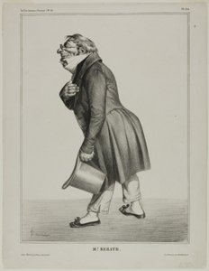 Auguste-Hilarion, greve de Kératry av Honoré Victorin Daumier
