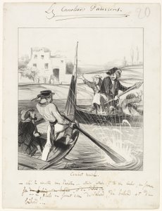 Strid Naval av Honoré Victorin Daumier