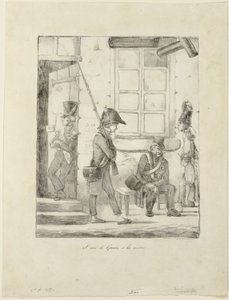 "Jag vaktar stadshuset" av Honoré Victorin Daumier